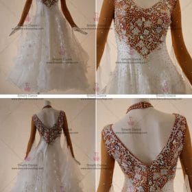 Ballroom Dance Costumes For Competition Multilayer BD-SG3106