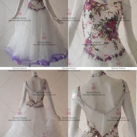 Affordable Ballroom Dress,Ballroom Dance Clothes White BD-SG3107
