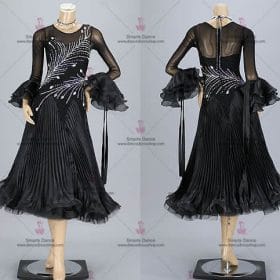Ballroom Dance Costumes,Ballroom Dance Dresses Black BD-SG3123