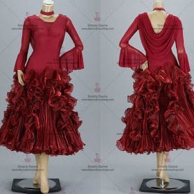 Affordable Ballroom Competition Dresses,Ballroom Dancewear Multilayer BD-SG3125