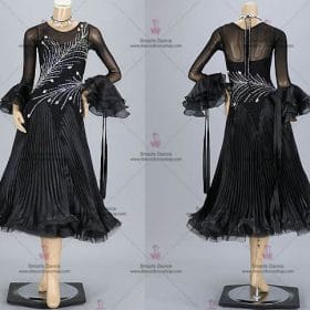 Ballroom Dance Competition Dresses,Ballroom Dresses For Sale Black BD-SG3147
