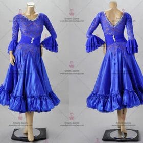 Ballroom Dance Competition Dresses,Ballroom Dress Blue BD-SG3152