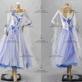 Ballroom Dance Dresses,Ballroom Costume For Female White BD-SG3158