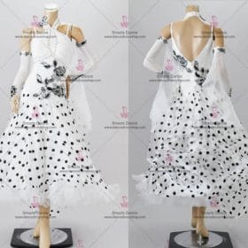 Ballroom Dance Costumes,Waltz Dance Dresses White BD-SG3166