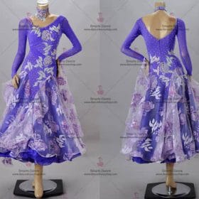 Ballroom Dance Costumes,Ballroom Gowns Purple BD-SG3175
