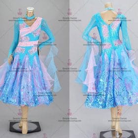 Ballroom Dance Dresses,Ballroom Dance Costumes Blue BD-SG3190