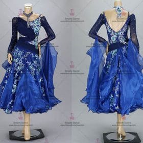 Ballroom Dance Costumes,Ballroom Dance Costumes Blue BD-SG3194