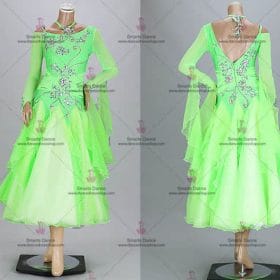 Ballroom Dance Costumes,Ballroom Costume For Female Green BD-SG3196
