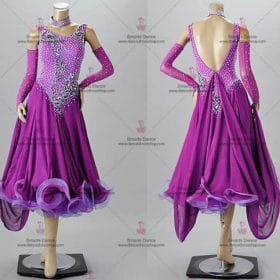 Ballroom Dance Customes,Ballroom Dance Clothes Purple BD-SG3204