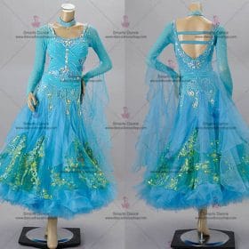 Waltz Dance Dresses,Affordable Ballroom Dress Blue BD-SG3213