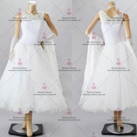 Ballroom Dance Clothes,Ballroom Dance Costumes For Competition White BD-SG3216