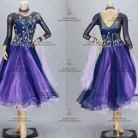 Ballroom Dance Costumes For Competition,Ballroom Dancewear Purple BD-SG3248