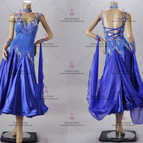 Ballroom Dance Costumes For Competition,Ballroom Gowns Blue BD-SG3250