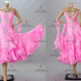 Custom Made Ballroom Dress,Ballroom Dance Customes Pink BD-SG3252
