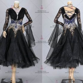Ballroom Dance Dresses,Affordable Ballroom Competition Dresses Black BD-SG3269