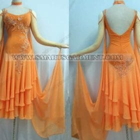 quality ballroom dancing apparels,plus size ballroom competition dance garment:B