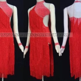 Inexpensive latin dancing clothes,personalized latin competition dance attire:LD