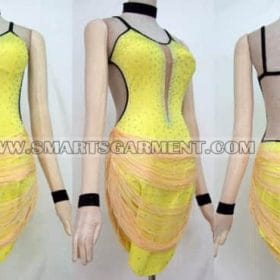 Inexpensive latin dancing clothes,plus size latin competition dance dresses:LD-S