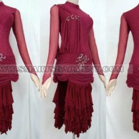 fashion latin competition dance apparels,Inexpensive latin dance clothing:LD-SG1