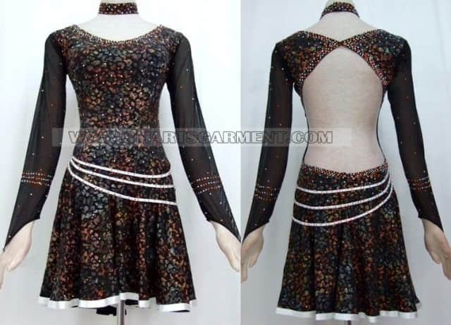 latin competition dance apparels for children,latin dance wear for sale:LD-SG104