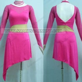 big size latin dancing apparels,latin competition dance garment for kids:LD-SG10