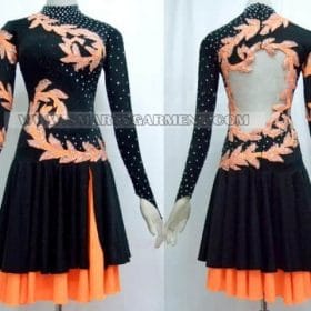 personalized latin competition dance clothes,latin dance wear for sale:LD-SG1060