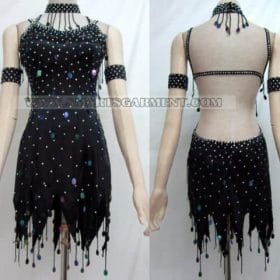 custom made latin dancing apparels,personalized latin competition dance costumes
