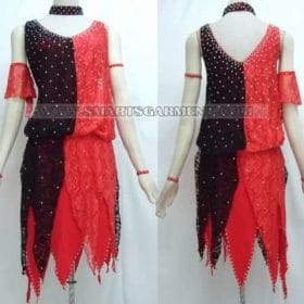 big size latin dancing clothes,fashion latin competition dance attire:LD-SG1137