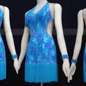 big size latin competition dance clothes,plus size latin dance costumes:LD-SG116