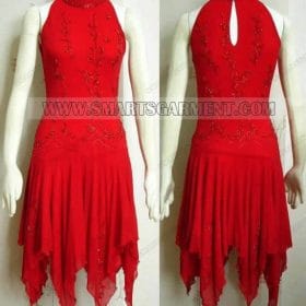 latin dancing apparels for kids,latin competition dance apparels:LD-SG118