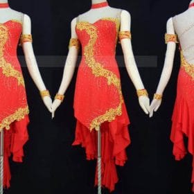 personalized latin dancing apparels,big size latin competition dance garment:LD-