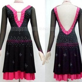 sexy latin dancing clothes,personalized latin competition dance dresses:LD-SG118