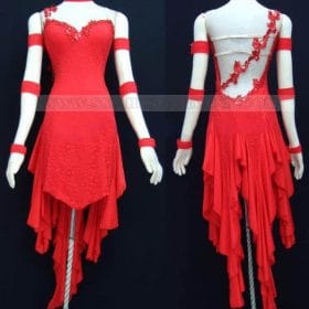 tailor made latin dancing clothes,customized latin competition dance clothes:LD-