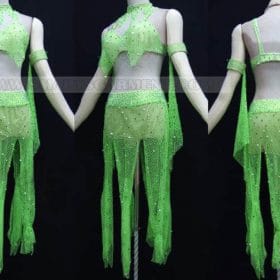 plus size latin competition dance clothes,personalized latin dancing gowns:LD-SG