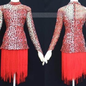 customized latin dancing apparels,hot sale latin competition dance wear:LD-SG122