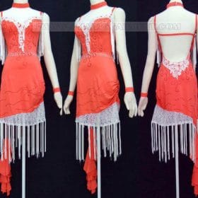 plus size latin dancing apparels,custom made latin competition dance outfits:LD-