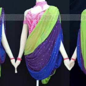 big size latin dancing apparels,customized latin competition dance apparels:LD-S