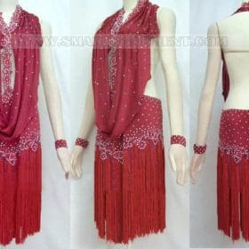 latin competition dance apparels for competition,customized latin dance garment: