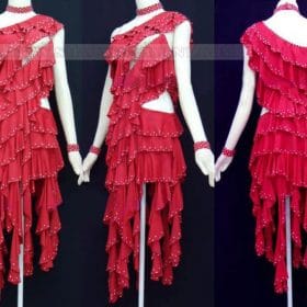custom made latin dancing apparels,brand new latin competition dance garment:LD-
