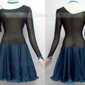 plus size latin dancing clothes,plus size latin competition dance garment:LD-SG1