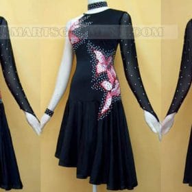 selling latin dancing apparels,tailor made latin competition dance clothing:LD-S
