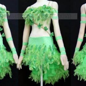 big size latin competition dance clothes,latin dance dresses for children:LD-SG1