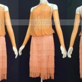 quality latin dancing clothes,discount latin competition dance garment:LD-SG1323