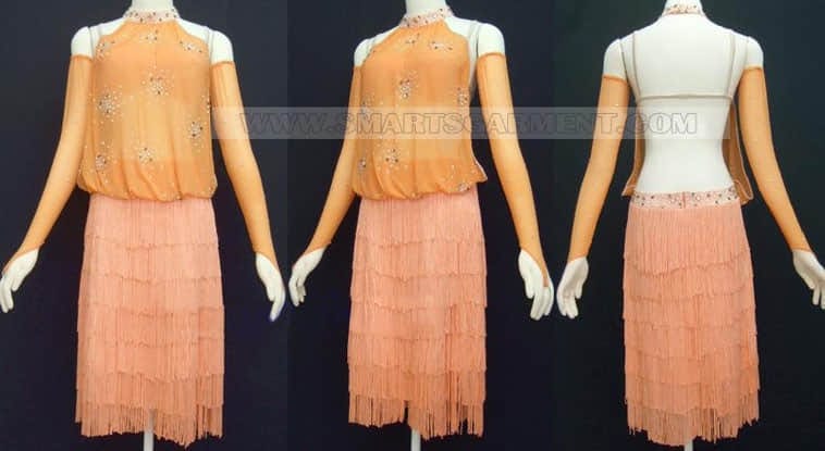quality latin dancing clothes,discount latin competition dance garment:LD-SG1323