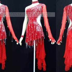 customized latin dancing apparels,customized latin competition dance outfits:LD-