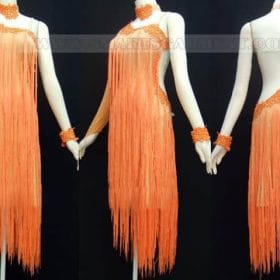 selling latin competition dance apparels,personalized latin dance clothing:LD-SG