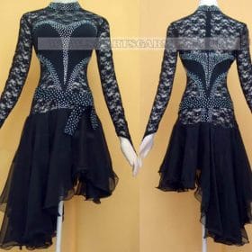 latin dancing apparels store,hot sale latin competition dance apparels:LD-SG1374