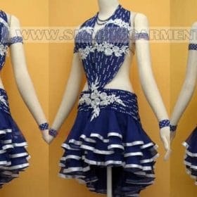 latin dancing apparels outlet,latin competition dance garment store:LD-SG1379