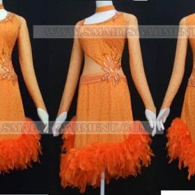 customized latin dancing apparels,latin competition dance costumes for women:LD-