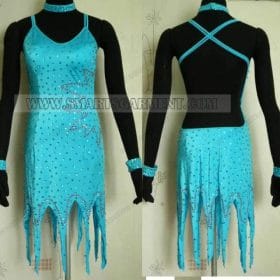 hot sale latin dancing apparels,quality latin competition dance wear:LD-SG141